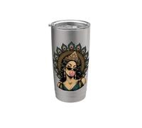 Hera Bubblegum Dea greca Baddie Estetica Bicchiere termico in acciaio inox doppia parete