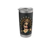 Hera Bubblegum Dea greca Baddie Estetica Bicchiere termico in acciaio inox doppia parete