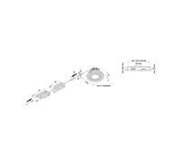 Hera Faretto da incasso Eco SR 68 bianco 4.000 K Ø 8,5 cm alluminio Hera