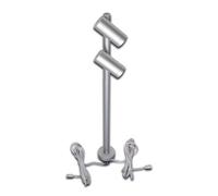 Hera Faretto LED Duo Spot 2 x 3 W, alluminio, 4.000 K Hera