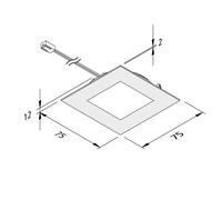 Hera Lampada LED mobili FAQ 68 set 3x acciaio 4W 930 Hera
