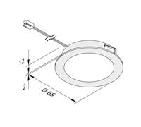 Hera Lampada LED mobili FAR 58 acciaio set 3x 3W 4.000K Hera