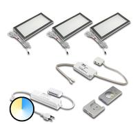 Hera Lampada per mobili Dynamic LED Sky Set da 3 pezzi in acciaio inox Hera