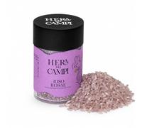 Hera nei Campi Riso Rosae Integrale Nero Raffinato a Pietra, Riso dal Colore Rosa Intenso in Cottura (250 grammi)