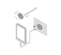 Hera Presa USB-A + USB-C, acciaio, installazione su mobili, ingresso 24 V 20 W Hera