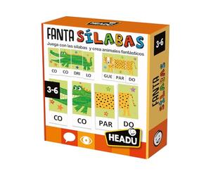 HERACLIO FOURNIER Headu Fantasilabas | Giochi per Bambini 3 Anni | Giochi educativi per Bambini 3 Anni o più | Imparo a Leggere