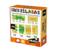 HERACLIO FOURNIER- HEADU FANTASISILABAS. Metodo Montessori, Gioco educativo Bambine da 4 a 7 Anni, Multicolore, ES24636