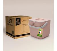 Heracraft Composter da cucina 7L Appartamento Pattumiera di compost da cucina efficace per rifiuti alimentari - senza odore, 2 spugne biodegradabili incluse, perfetta per il compostaggio