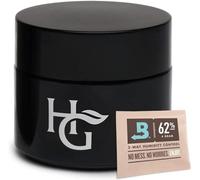 HERB GUARD - Contenitore ermetico da un quarto di oz e barattolo antiodore (100 ml) - Pacchetto di umidità bonus per mantenere il cibo fresco per mesi