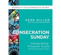 Herb Miller Euge Consecration Sunday Stewardship Program Guide with (Tascabile)