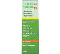 Herba-Vision Augenbad plus Spar-Set 2x200ml. Spült und erfrischt müde, strapazierte Augen. Zur besseren Befeuchtung der Augen, ins besondere beim Tragen von Kontaktlinsen.