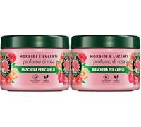 Herbal Essences Maschera per Capelli Morbidi e Lucenti, per Capelli Secchi, Essenza di Rosa 300ml (Confezione da 2)