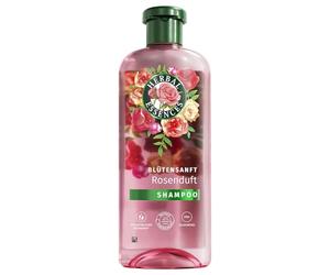 Herbal Essences Shampoo al profumo di rosa, 350 ml, dai capelli opachi ai capelli lucidi, con essenza di rosa, ingredienti di origine naturale, vegano, senza siliconi