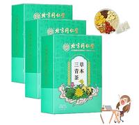 Herbal Liver Protection Tea - Herbal liver tea - Herbal Three Green Tea -Liver Support Tea - Extracted From 18 Kinds of Herbs (3pcs)