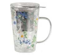 Herbal Products Neavita Infusiera Vetro Doppia Parete Decalcografia Herbarium 30