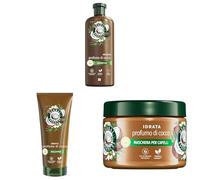 HERBAL SHAMPOO COCCO 250ML X6PZ + HERBAL BALSAMO COCCO 200ML X6PZ + HERBAL MASCHERA COCCO 300ML X6PZ