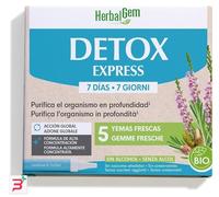HERBALGEM DETOX EXPRESS BIO 7 GIORNI 7 FIALETTE MONODOSE DA 10 ML SENZA ZUCCHERI AGGIUNTI