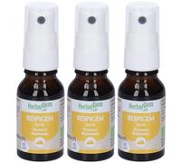 Herbalgem Respigem Polmoni Concentrato di Gemme Fresche Gocce 3x15 ml