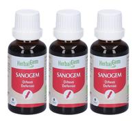 Herbalgem Sanogem Difesa Concentrato di Gemme Fresche Gocce 3x30 ml So