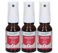 HerbalGem Sanogem Difesa Concentrato di Gemme Fresche Spray 3x15 ml Sp