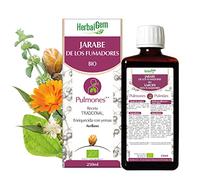 HERBALGEM - Sciroppo per Fumatori BIO - Benessere Respiratorio - Per il Benessere dei Polmone - Ricetta Tradizionale - 250 ml