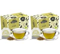 HERBALIA - Yerba Mate in Bustine, Confezione di The Mate da 20 Bustine Senza Punti Metallici, 30 gr. di Yerba Mate per Infusi e Tisane (Confezione da 2)