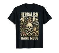 Herbalism Hard Mode Poison Plant Humor Funny Botanical Maglietta