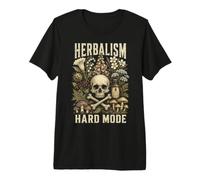 Herbalism Hard Mode Poison Plant Humor Funny Botanical Maglietta Premium