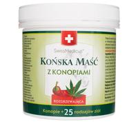 Herbamedicus Unguento riscaldante per cavalli con canapa - 250 ml