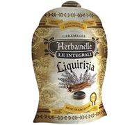 HERBAMELLE LE INTEGRALI da 75 gr Gusto LIQUIRIZIA - Pregiate Caramelle con Cuore di Liquirizia nate da antica ricetta Erboristica.