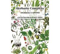 Herbario Completo: Con ilustraciones en blanco y negro