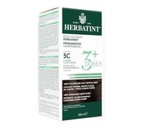 Herbatint 3 dosi - Tinta gel permanente per capelli, 5C, castano chiaro cenere 300 ml