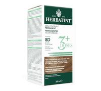 Herbatint 3Doses - Tintura gel permanente per capelli, 8D, biondo chiaro dorato, 300 ml