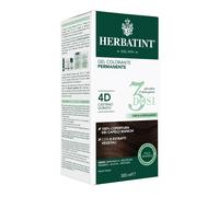 Herbatint Tintura Capelli Gel Permanente 3Dosi 4D Castano Dorato 300 ml