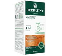 Herbatint Gel Colorante Permanente 3Dosi, 300ml - FF6 Orange, Senza Ammoniaca, per Pelli Sensibili, 100% Copertura Capelli Bianchi, con 8 Estratti Naturali Bio