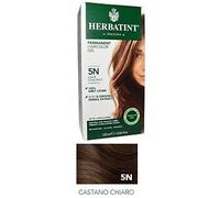 Herbatint Gel Colorante Permanente per Capelli 5N Castano Chiaro - 150 ml, senza Ammoniaca, 100% Copertura Capelli Bianchi, con 8 Estratti Naturali Bio