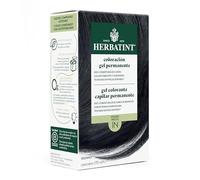 Herbatint Colorazione permanente per capelli 1N nero, 170 ml, senza ammoniaca, 100% copertura dei capelli bianchi, per pelli sensibili, con 8 estratti naturali biologici