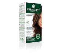 Herbatint Cura colorante permanente per capelli 4D, castano dorato, 150 ml, senza ammoniaca, 100% di copertura dei capelli bianchi, testata dermatologicamente per pelli sensibili, con 8 estratti