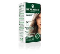 Herbatint Cura colorante permanente per capelli 7C biondo cenere - 150 ml, senza ammoniaca, 100% di copertura dei capelli bianchi, testata dermatologicamente per pelli sensibili, con 8 estratti