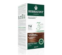 Herbatint Gel Colorante Permanente 3Dosi, 300ml - 7M Biondo Mogano, Senza Ammoniaca, per Pelli Sensibili, 100% Copertura Capelli Bianchi, con 8 Estratti Naturali Bio