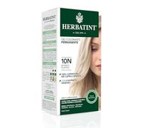 Herbatint Gel Colorante Permanente Capelli 10N Biondo Platino - 150 ml, senza Ammoniaca, Copertura Ottimale Capelli Bianchi, Dermatologicamente Testato per Pelli Sensibili, con 8 Estratti Naturali Bio