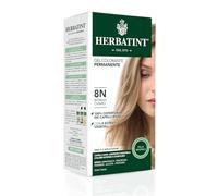 Herbatint Gel Colorante Permanente per Capelli 8N Biondo Chiaro - 150 ml, senza Ammoniaca, 100% Copertura Capelli Bianchi, Dermatologicamente Testato per Pelli Sensibili, con 8 Estratti Naturali Bio