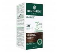 Herbatint Tintura per Capelli Gel Permanente 3 Dosi 6D Biondo Scuro Dorato 300 ml