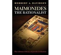 Herbert A. Davidson Maimonides the Rationalist (Tascabile)