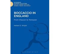 Herbert G. Wright Boccaccio in England (Copertina rigida)