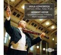 Herbert Kefer Telemann/Weber/Baksa/Bruch: Viola Concertos (CD) Album