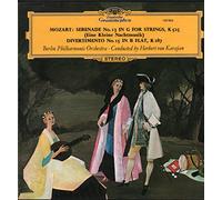HERBERT VON KARAJAN AND BERLIN PHILHARMONIC - MOZART EINE KEINE NACHTMUSIK G DUR KV 525 LP (VINYL ALBUM) GERMAN DEUTSCHE GRAMMOPHON 0