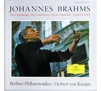 Herbert von Karajan & Berliner Philharmoniker - Brahms: Die 4 Symphonien / Das Violinkonzert / Haydn-Variationen / Ungarische Tänze [Vinyl Schallplatte] [6 LP Box-Set]