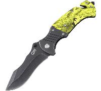 Herbertz CJH rescue knife, camo/green