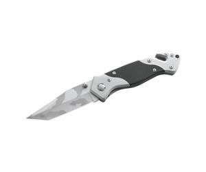 Herbertz Herbertz Coltello di Soccorso, AISI 420, Lama Camo, Liner Lock, Impugnature G-10, Acciaio I